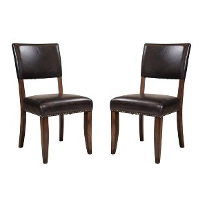 Set Of 2 Cameron Parson Dining Chair Chestnut Brown – Hillsdale Furniture