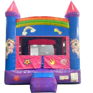 Pogo Bounce House Crossover Kids Inflatable Bounce House, No Blower - 1 of 4