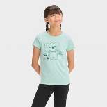 Girls' Short Sleeve Graphic T-Shirt - Cat & Jack™ Ocean Green