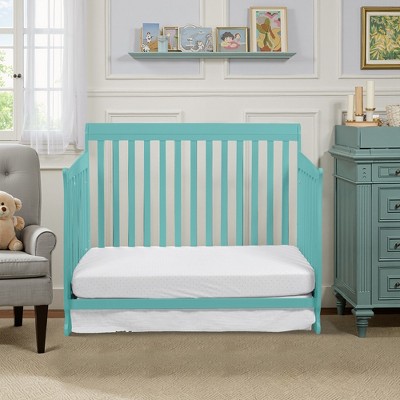 VYNXARIA 4-in-1 Convertible Crib Turquoise