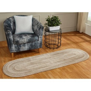 Ombre Collection 100% Cotton Chenille Super Soft & Plush Reversible Indoor Area Utility Rug - Better Trends - 1 of 4