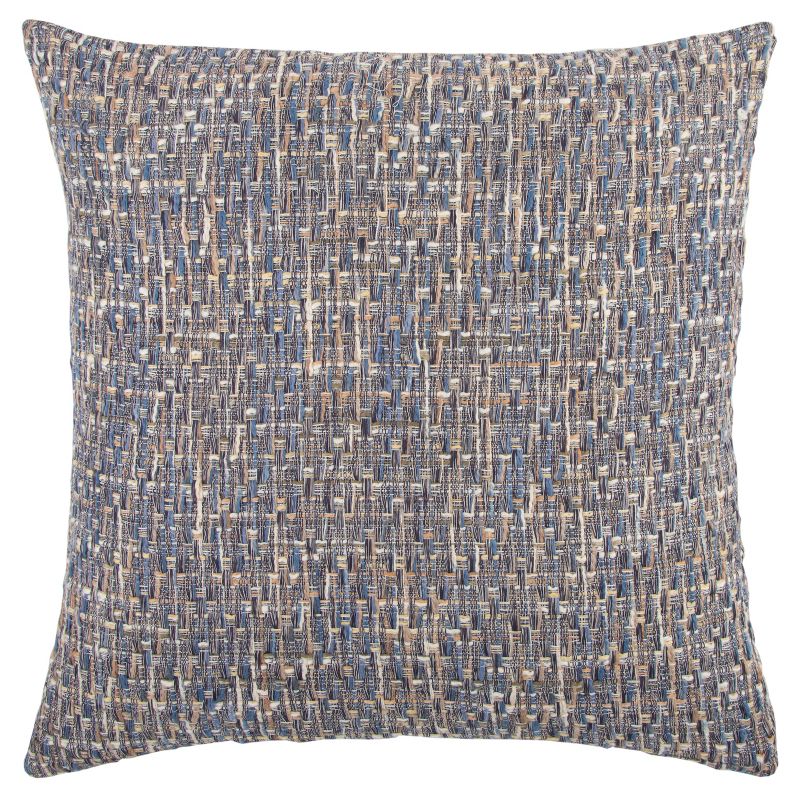 Striped Throw Pillow Navy - Rizzy Home, 1 of 6
