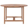 vidaXL Patio Dining Table 43.3 in.x29.5 in. Solid Wood Teak - 3 of 4