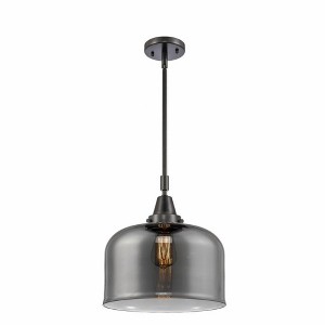 Bell - 1 Light Stem Hung Mini Pendant In Industrial Style-14.13 Inches Tall and 12 Inches Wide - 1 of 1