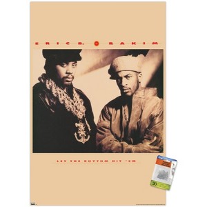 Trends International Eric B. & Rakim - Let The Rhythm Hit Em Unframed Wall Poster Prints - 1 of 4