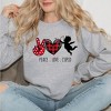 Simply Sage Market Women's Graphic Sweatshirt Peace Love Cupid - 2 of 4