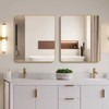 MAYEERTY Metal Framed Square Bathroom Mirror for Wall - 3 of 4