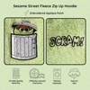 Sesame Street Fleece Zip Up Hoodie Toddler - 3 of 4