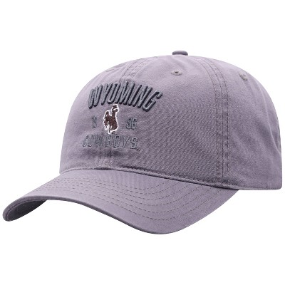 NCAA Wyoming Cowboys Men's Skill Gray Garment Washed Canvas Hat