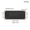 Unique Bargains DIY Laser Printing Office Engraving Blank Metal Card 12 Pcs - 2 of 4