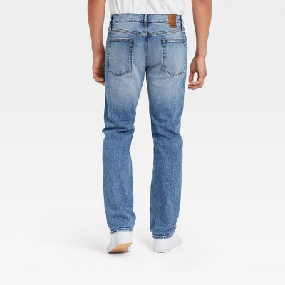 Goodfellow & Co Мужские зауженные джинсы прямого кроя с прямыми штанинами из эластичного денима