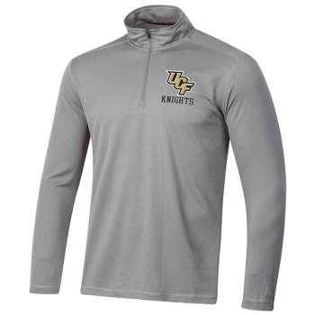 NCAA UCF Knights Men's Gray 1/4 Zip Sweatshirt
