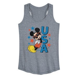 Women's - Disney - Americana Graphic Racerback Tank - 1 of 4