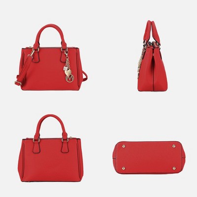 MKF Collection Satchel Bag for Women – Ruth Vegan Leather Handbag with Wallet, 2-Piece Set – — фото 6
