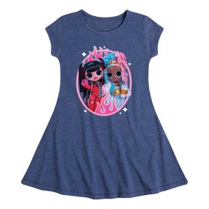 Girls' - LOL Surprise! - Sweet & Spicy Babes Fit & Flair Cap Sleeve Dress - 1 of 3
