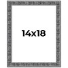 PosterPalooza | Distressed Black Picture Frame - UV Acrylic, Foam Board Backing, Hanging Hardware - 2 of 4