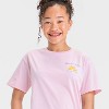 Girls' Oversized Graphic T-Shirt - art class™ - 2 of 4