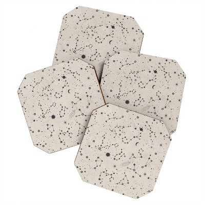 Iveta Abolina Starry Night II Set of 4 Coasters - Deny Designs