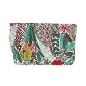 Unique Bargains Portable Embroidery Flower Makeup Bag 1 Pc - 1 of 4