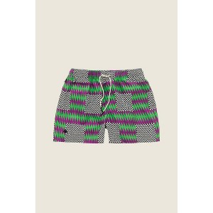 Men's Orchid Chess Swim Shorts - OAS - 1 of 2