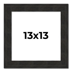 PosterPalooza | Square Contemporary Black Picture Frame - UV Acrylic, Foam Board Backing, Hanging Hardware - 1 of 4