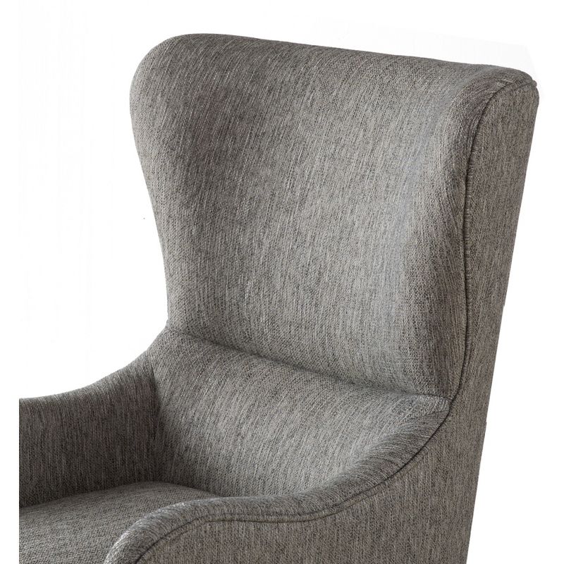 Aria Swoop Upholstered Wing Chair, 5 of 11