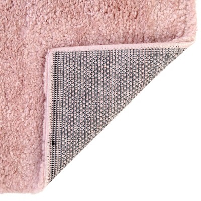 Chic Pink 5' x 7' Rectangular Easy-Care Synthetic Area Rug