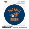 Bucknell Bison Automotive Car Window Locker Circle Bumper Sticker - 3 of 4