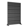 Dovelina Outdoor Privacy Screen Black Galvanized Panel Screen - 72"x47", Vertical Fence - 3 of 4