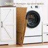 Rattan Design 110L Laundry Hamper with Double - section Liner and Large Capacity, Lid - included, Household Clothes Storage Essential - 3 of 4