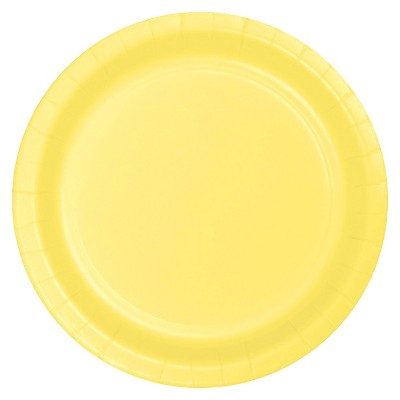 Mimosa Yellow 10" Banquet Plates - 24ct
