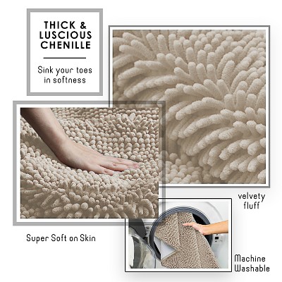 Hearth & Harbor Chenille Bath Mat - Thumbnail 3