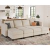 Belffin Oversized Modular Sectional Sleeper Couch, Corduroy Luxury Sectional Sofa with Storage Ottoman for Living Room - 3 of 4