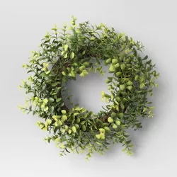 Mini Boxwood Wreath - Threshold™
