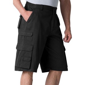 Boulder Creek by KingSize Men's Big & Tall Ranger Stacked Cargo 12 Pocket Short - 1 of 4