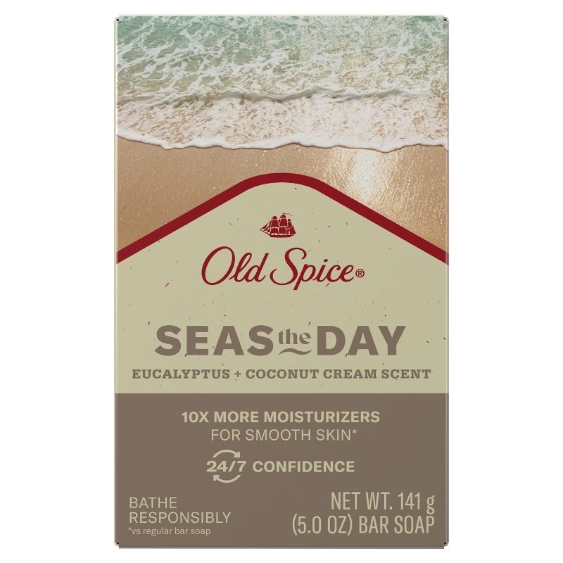 Old Spice Premium Bar Soap - Eucalyptus and Coconut Cream Scent - 5oz, 1 of 10