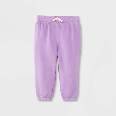 Baby Jogger Pants - Cat & Jack™ Light Purple 3-6M