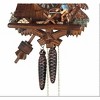 One Day Cuckoo Clock – 9.8 in – Man Sawing Wood, Hand-carved Black Forest By River City Clocks - 3 of 3
