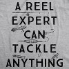 Mens A Reel Expert Can Tackle Anything T Shirt Funny Fishing Tee - Crazy Dog Men's T Shirt - 2 of 4