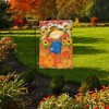 Happy Fall Scarecrow Garden Flag Pumpkins Autumn 18" x 12.5" Briarwood Lane - 4 of 4