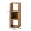 Racxily 3 Cube Storage Organizer multiple colors, 3-Cube Bookcase, 3-Tier Freestanding Storage Organizer with Shelves - 3 of 4