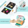 Costzon Grocery Store Pretend Play, Wooden Play Store with Light, Shopping Cart, Cash Register, Vending Machine & Chalkboard - 3 of 4