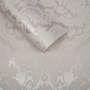 Gothic Damask Flock White Paste the Wall Wallpaper - 3 of 4