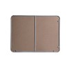 Elegant Lighting Soft corner metal rectangular mirror 27x36 inch in Silver - 3 of 4