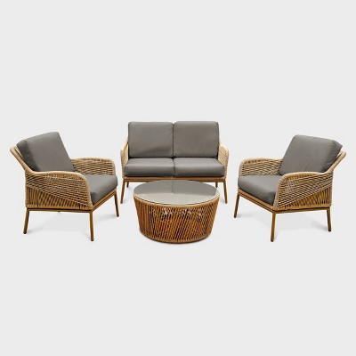 Terrell 5pc Seating Set - Gray - Leisure Made