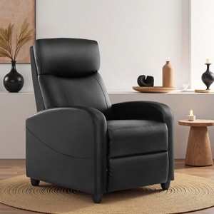 FONTOI Recliner Chair PU Leather Recliner Sofa Adjustable Reclining Positions for Maximum Comfort and Relaxation for Living Room Bedroom - 1 of 4