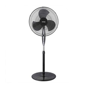 Optimus 18 in. Oscillating Stand Fan in Black - 1 of 3