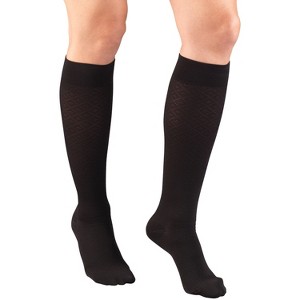 Truform Compression Socks, 15-20 mmHg, Women's Dress Socks, Knee High Over Calf Length - 1 of 4