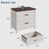 Lateral File Cabinet with 2 Deeper Drawers, Farmhouse Wooden Large Filing Storage Cabinet w/Hanging for Legal/Letter/A4 Size, for Home Office - 2 of 4