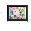 HomeRoots Fresh Florals Black Framed Print Wall Art - 3 of 4